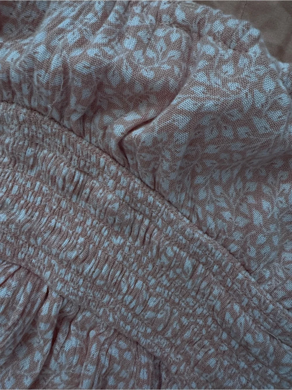 Abercrombie & Fitch Pale Pink Printed Maxi Dress